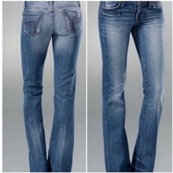 Citizens of Humanity Boho #111 Low Waist Boot Cut Jeans - Picture 1 of 16